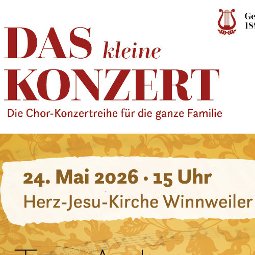 Konzertreihe &bdquo;Das kleine Konzert&ldquo; 2026